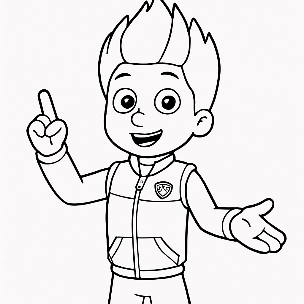 Paw Patrol's Ryder giving instructions